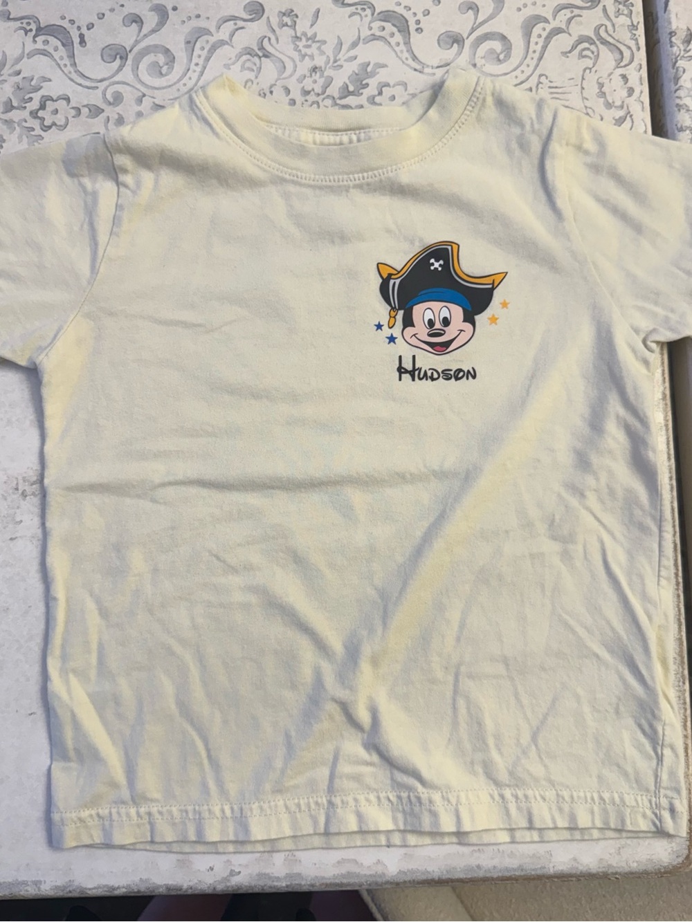 Personalized Hudson Mickey Pirate Kids Tee